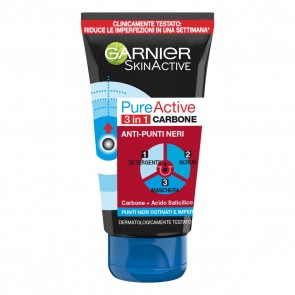 Garnier Pure Active 3 in 1 Carbone, 150 ml