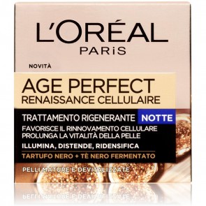 L`Oréal Paris Age Perfect Crema Viso Notte Reinassance Cellulaire, 50 ml