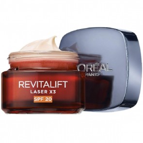 L`Oréal Paris Revitalift Laser X3 Crema Viso Giorno SPF 20, 50 ml