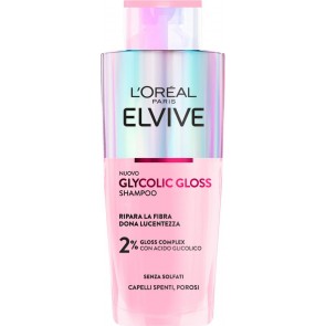L`Oréal Paris Elvive Glycolic Gloss Shampoo per Capelli Spenti 200ml
