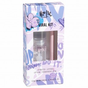 Mulac Cosmetics Viral Kit - Matita Labbra Crunmble Nude 13 and Olio Labbra Semi Transparente Liquid Glaze 01