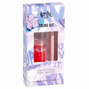 Mulac Cosmetics Trend Kit - Matita Labbra Caramel Slice 15 e Olio Labbra Semi Transparente Red Jelly 03